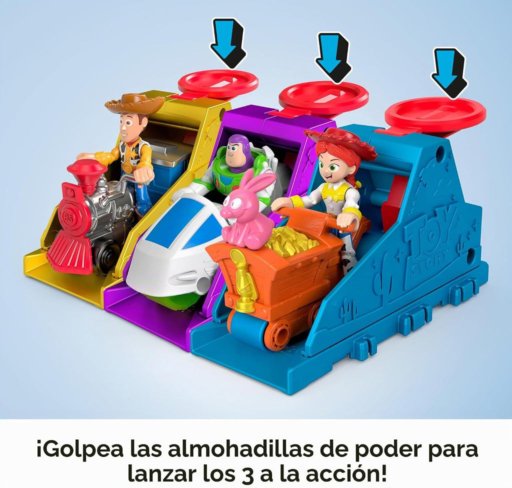 Fisher-Price Imaginext - Juego de lanzamiento de Toy Story de Disney y