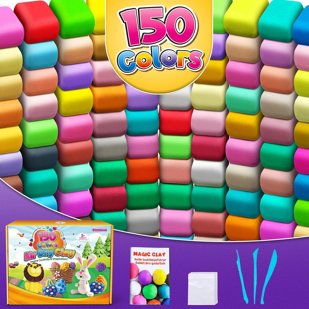 ESSENSON Air Dry Clay 150 Colors, Modeling Clay para Kids
