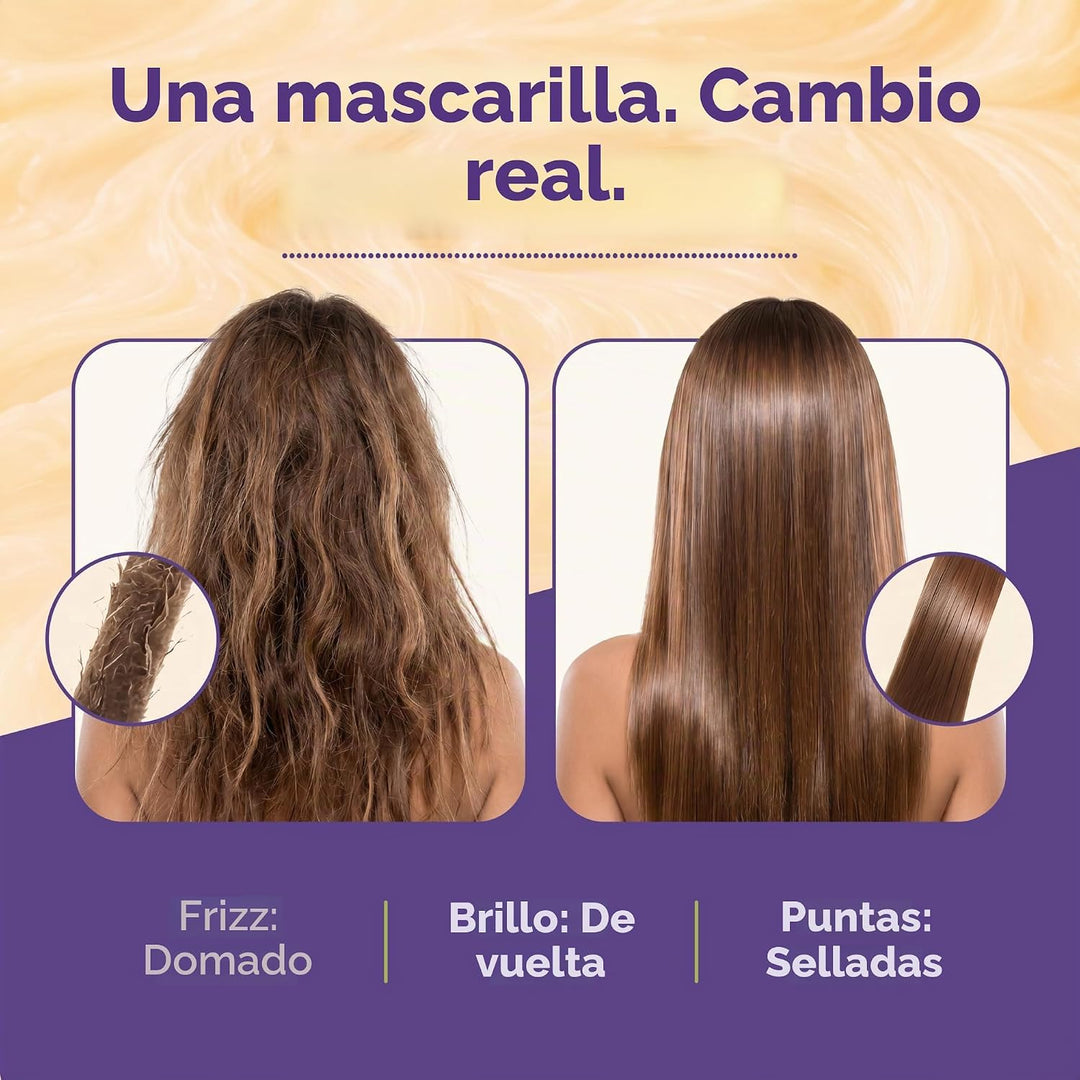 Savannah - Máscara de tratamiento de cabello para cabello seco y da...