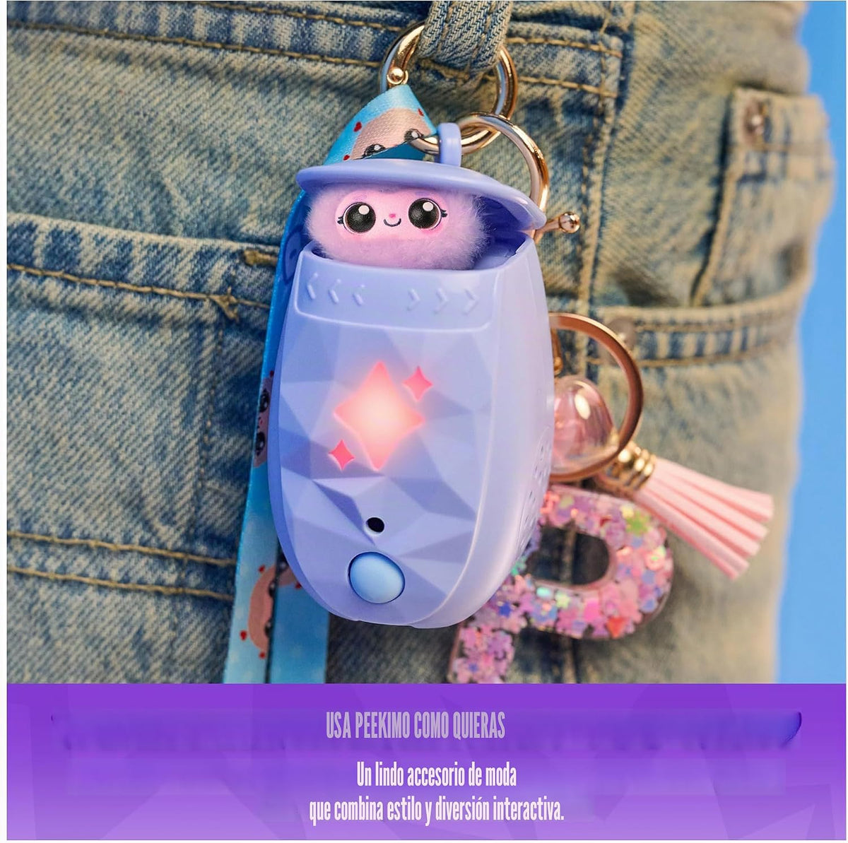 Pink Interactive Pet y Wearable Charm Accessory, 100+ Reactions
