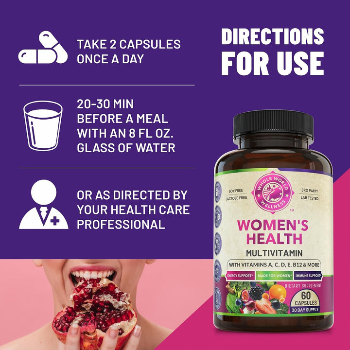 WHOLE WORLD WELLNESS Suplemento multimineral multivitamínico diario...