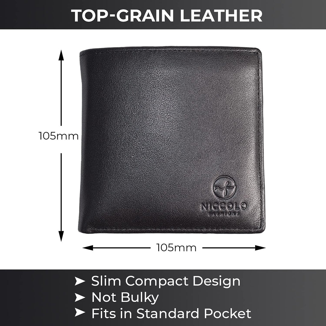 Cartera grande para hombre con 10 ranuras para tarjetas de crédito...