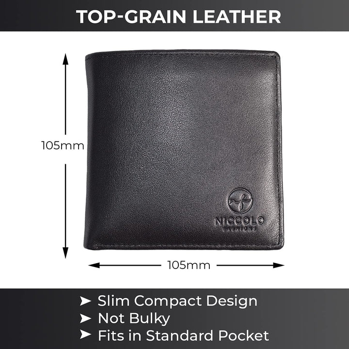 Cartera grande para hombre con 10 ranuras para tarjetas de crédito...
