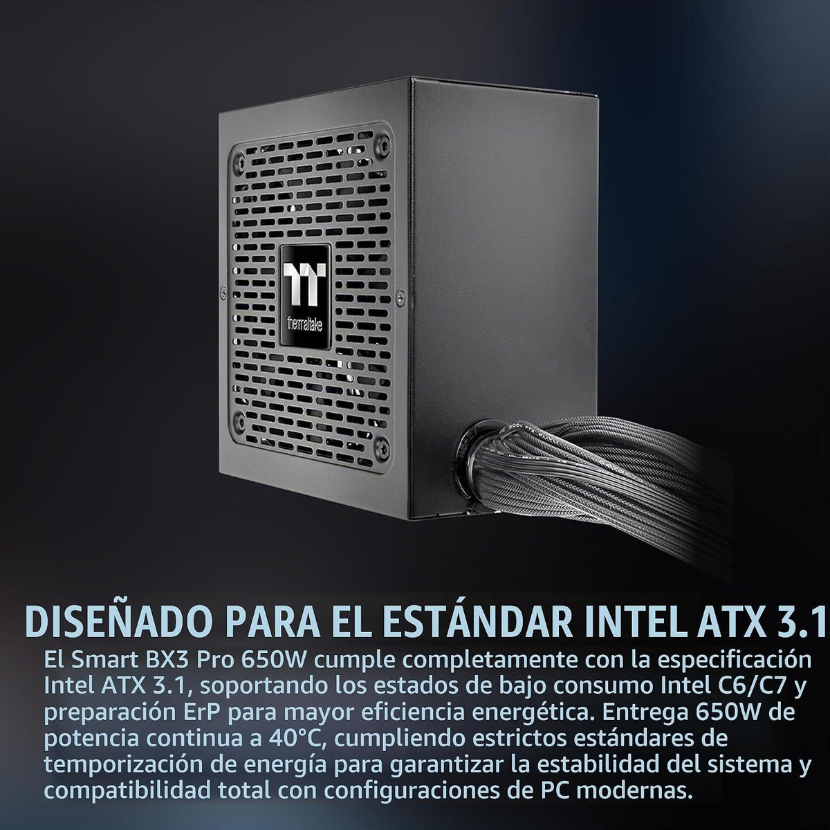 Thermaltake Smart BX3 Pro 650W; ATX 3.1; Native PCIe 5.1 12V-2X6; N...