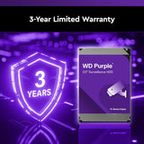 Western Digital - Disco duro interno de vigilancia WD Purple de 4 T...