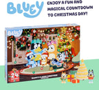 Bluey Calendario de Adviento 2026, 24 días de sorpresas, mini árbol