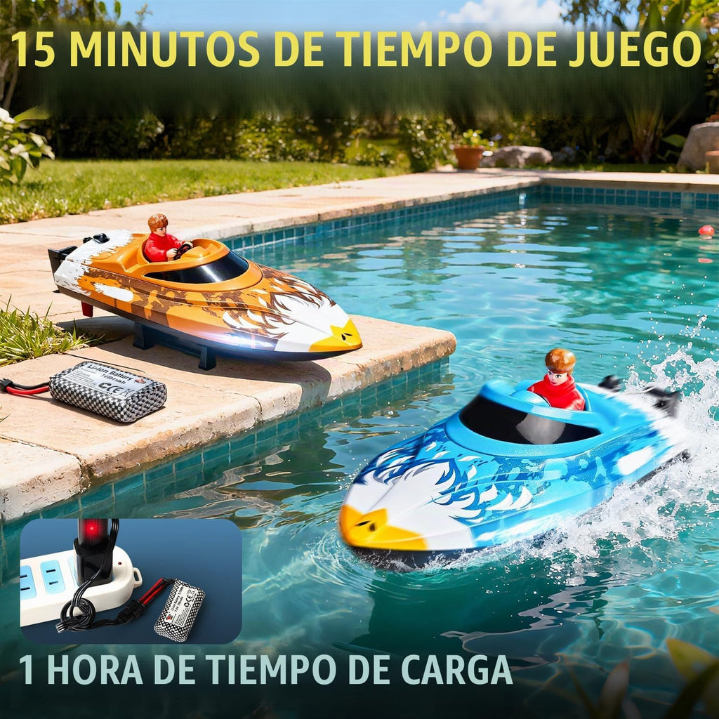 BEZGAR HJ822 12 Inch 25 KPH Fast RC Speed Boat para Kids Adults