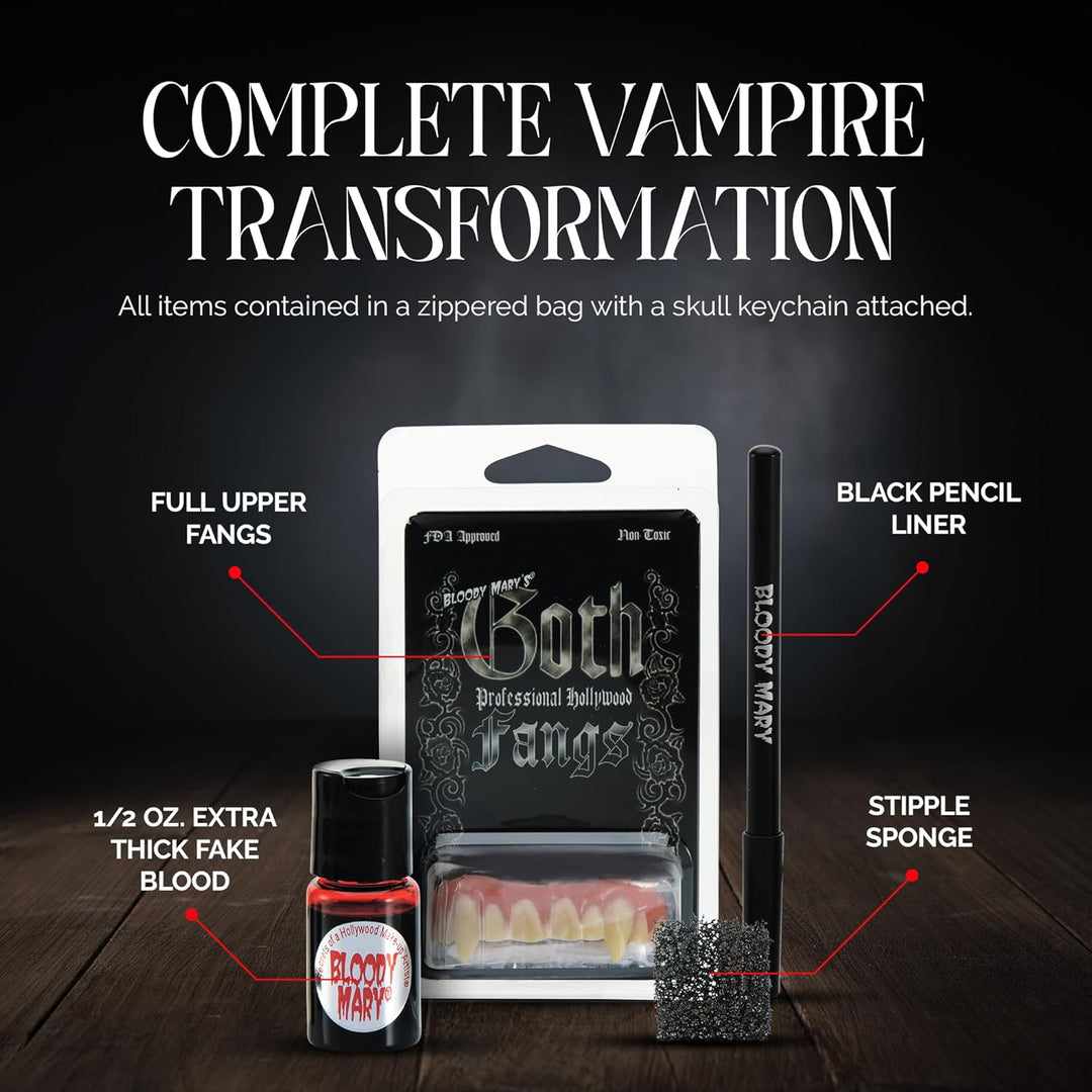 Vampire SFX - Kit de maquillaje de lujo con efectos especiales Wick...