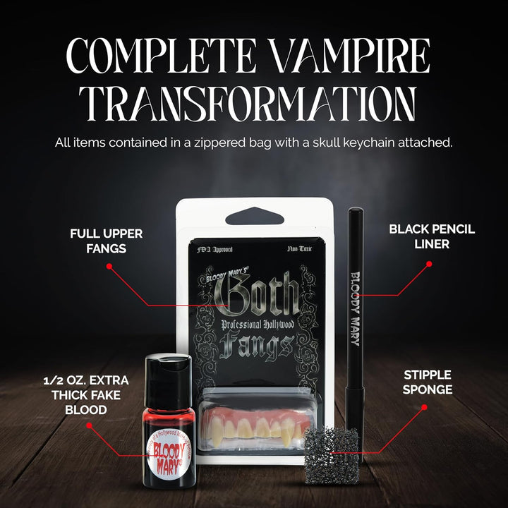 Vampire SFX - Kit de maquillaje de lujo con efectos especiales Wick...