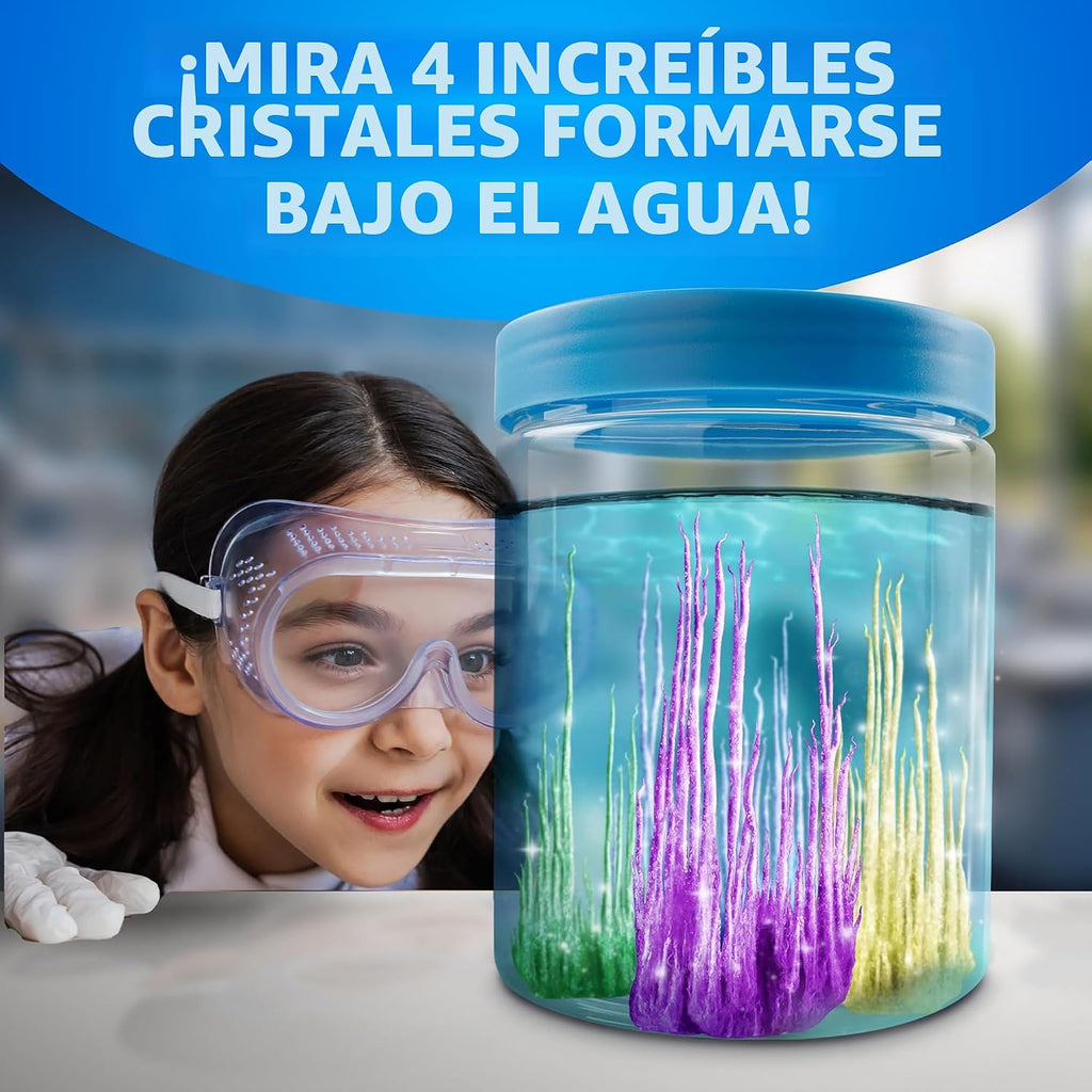 National Geographic Crystal Growing Kit con 5 Unique Activities