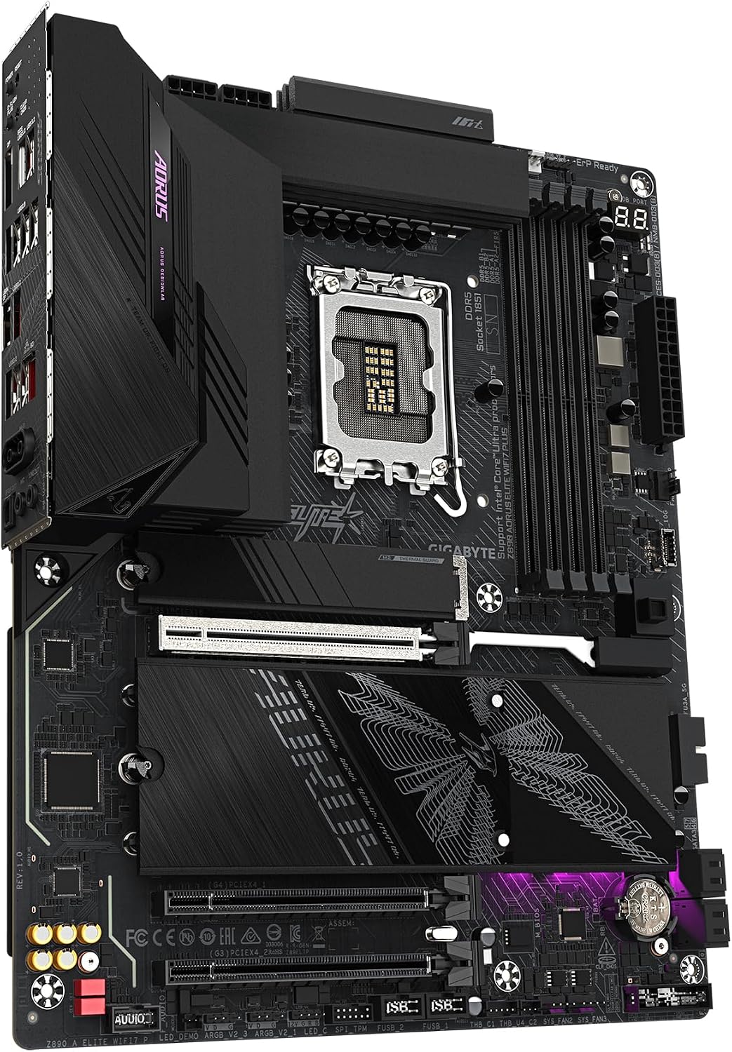 GIGABYTE Z890 AORUS Elite WIFI7 Plus Intel LGA 1851 ATX placa base,...