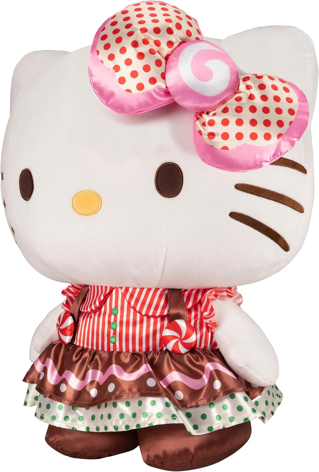 Jazwares Hello Kitty® Peluche Navideño de 24 pulgadas - Producto oficial con licencia Sanrio para edades 6+