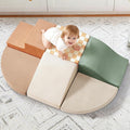 Tiny Land Bloques de escalada de espuma suave para niños pequeños, bloques de espuma de 6 piezas