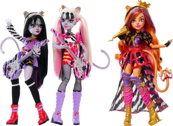 Muñecas Mattel Monster High, la Banda Hissfits paquete de tres con...