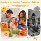 Juguetes para bebés de 6 a 12 meses, 16 piezas Montessori de