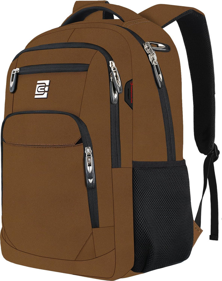 Mochila para Laptop Volher, Marrón, 15,6 pulg., Computadora portátil