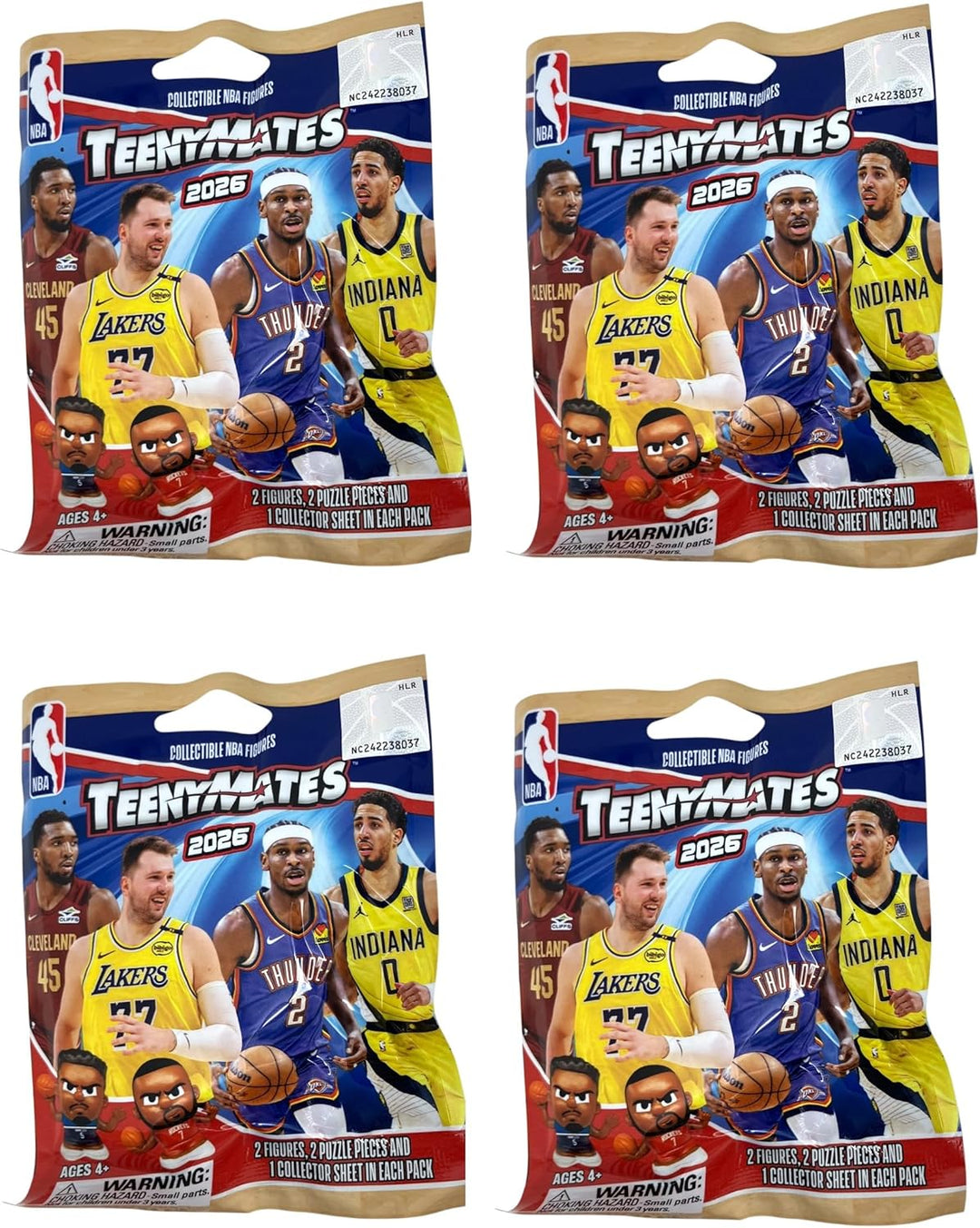 Party Animal NBA Serie 2026 11 TeenyMates Figuras de TeenyMates, co...