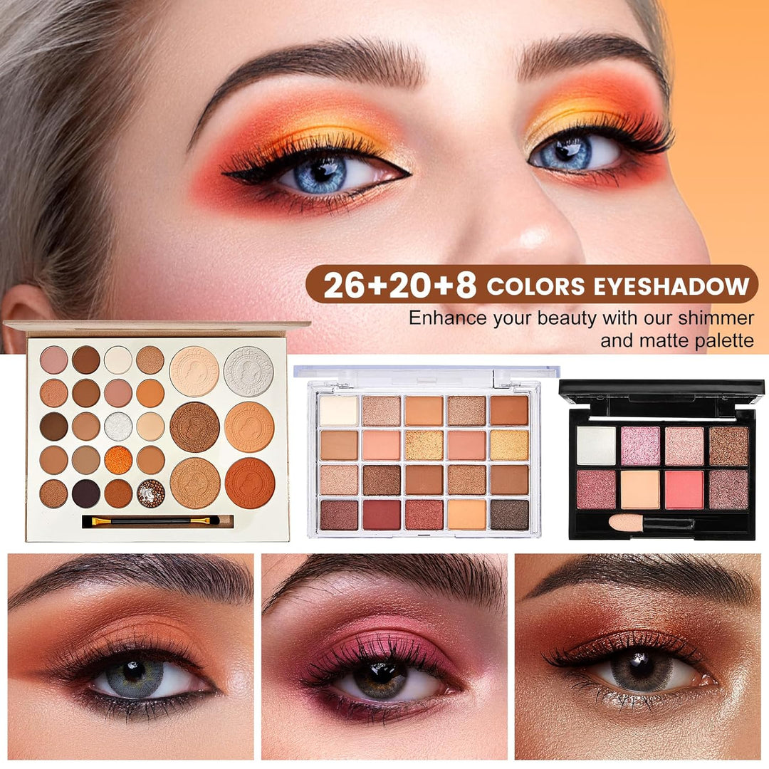 Kit de maquillaje todo en uno para mujer, kit completo, juego de re...