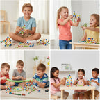 Juguetes Montessori magnéticos extensibles, 85 piezas, para niños y niñas
