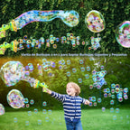 Dinosaur Bubble Gun para Kids 3-8, Bubble Machine Blower Toy (Green)