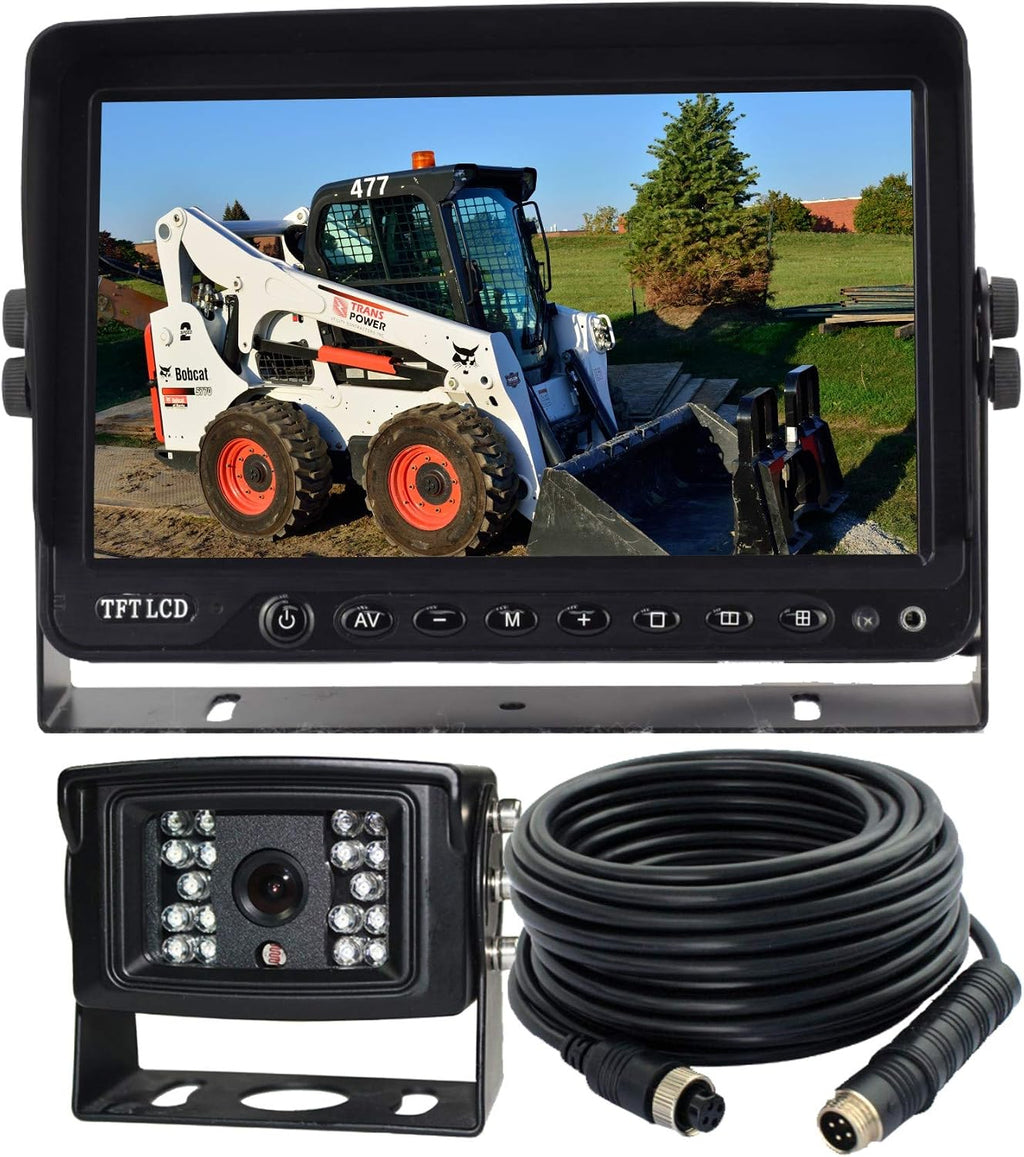 AHD 1080P Sistema de cámara de visión trasera inversa de 7 pulgadas, cámara
