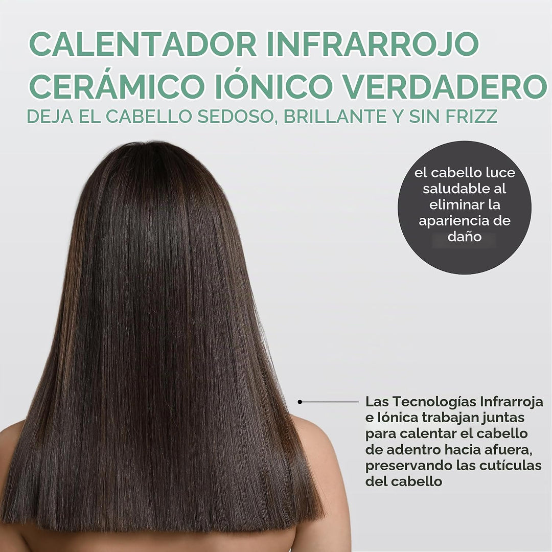 MINT Stellar - Plancha iónica de cerámica para cabello fino\/medio...