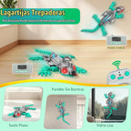 Lagarto de escalada de pared recargable con control remoto
