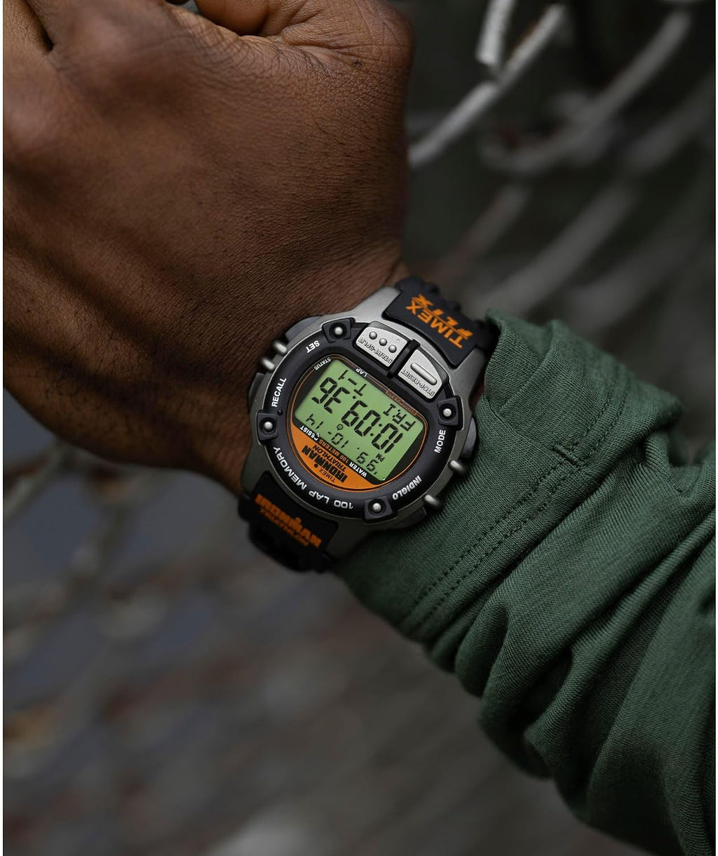 Reloj Timex Ironman Triathlon Flix para hombre, 100 vueltas, 42 mm