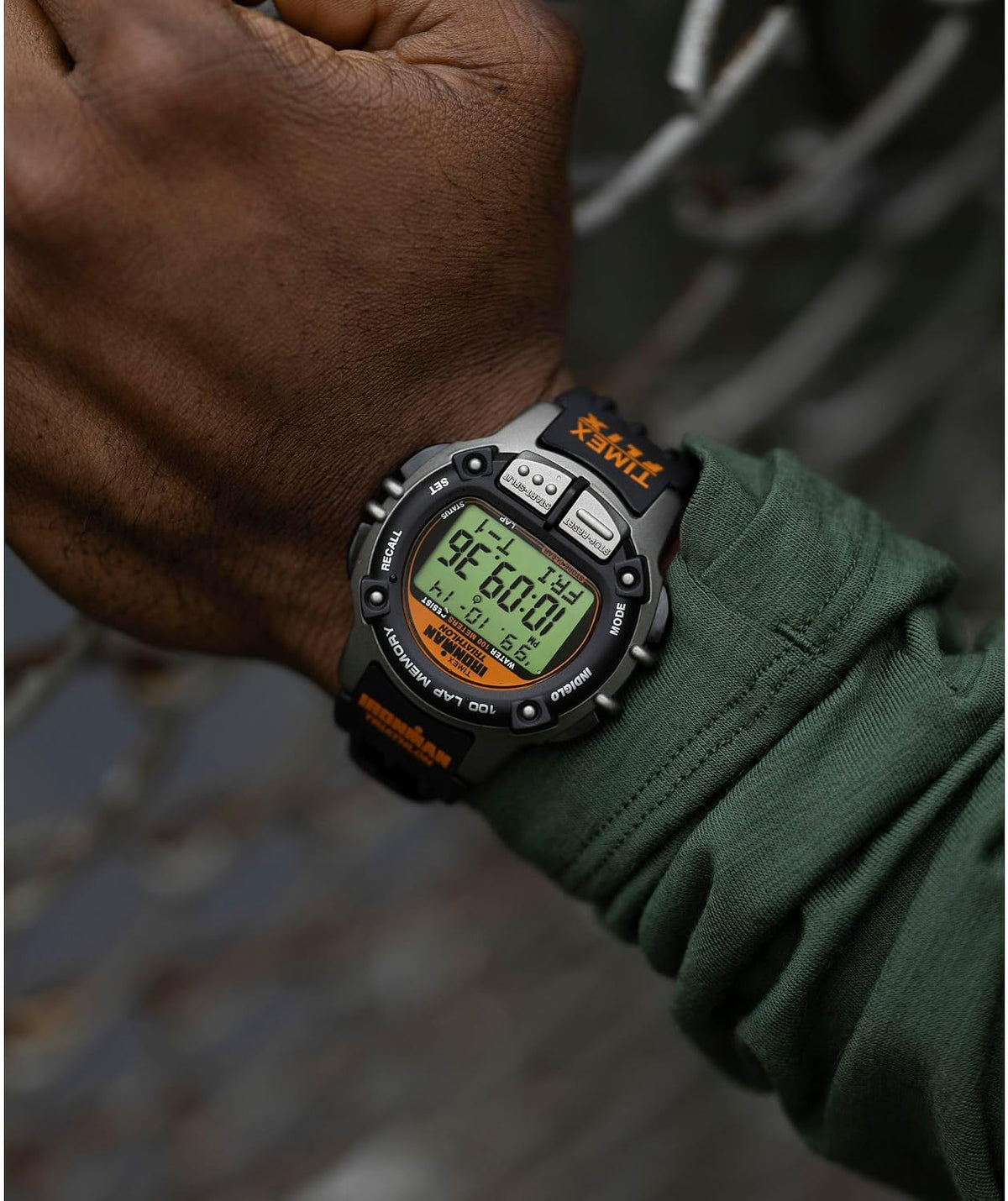 Reloj Timex Ironman Triathlon Flix para hombre, 100 vueltas, 42 mm
