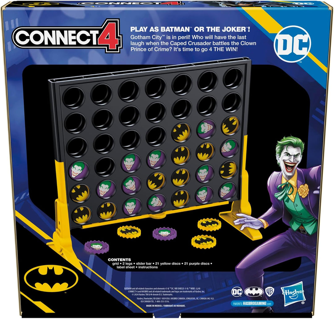 Connect 4 Batman Game Juego 4 en fila con temática de
