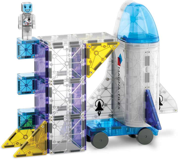 MAGNA-TILES Space - Juego de construcción magnética de 32