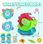 Bubble Machine para Toddlers Kids & Pets con 8oz Safe Solution