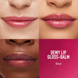 bareMinerals Dewy Lip Gloss-Balm, brillo labial hidratante + bálsam...