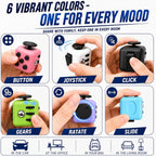 Paquete de 6 cubos de juguetes sensoriales, cubo infinito para aliviar el