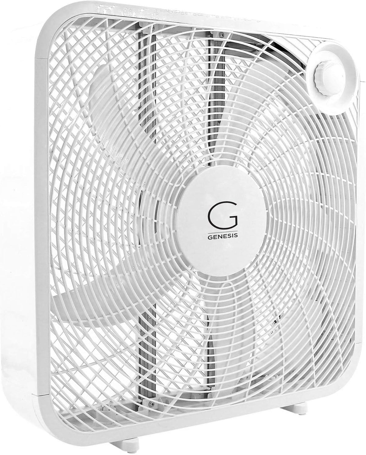 Genesis Ventilador de caja de 20 pulgadas, 3 ajustes, tecnología de...