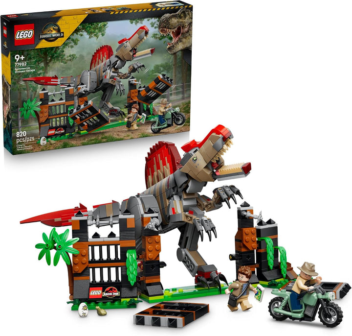 LEGO Jurassic World Huida del Dinosaurio Spinosaurus 77982 | Juguet...
