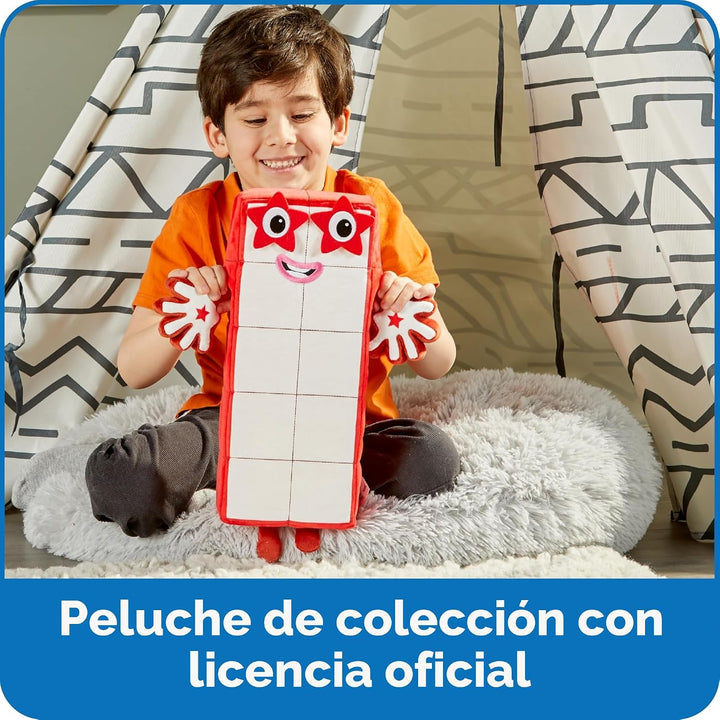 hand2mind Numberblock Ten Playful Pal, juguetes de figuras de peluc...