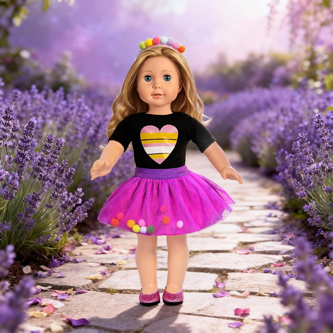 Accesorios de ropa de muñeca americana de 18 pulgadas, 18 piezas de...