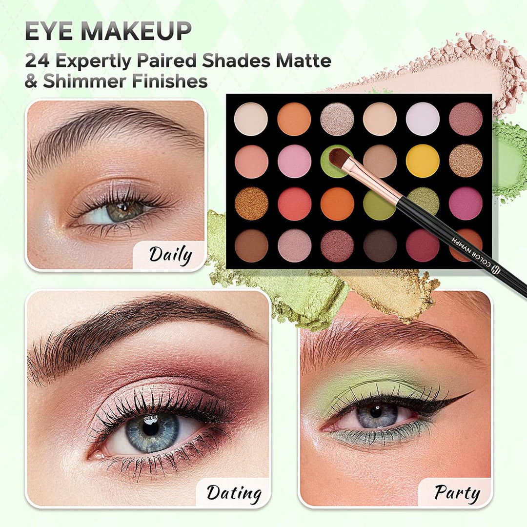 Color Nymph Kit de maquillaje para principiantes para adolescentes...