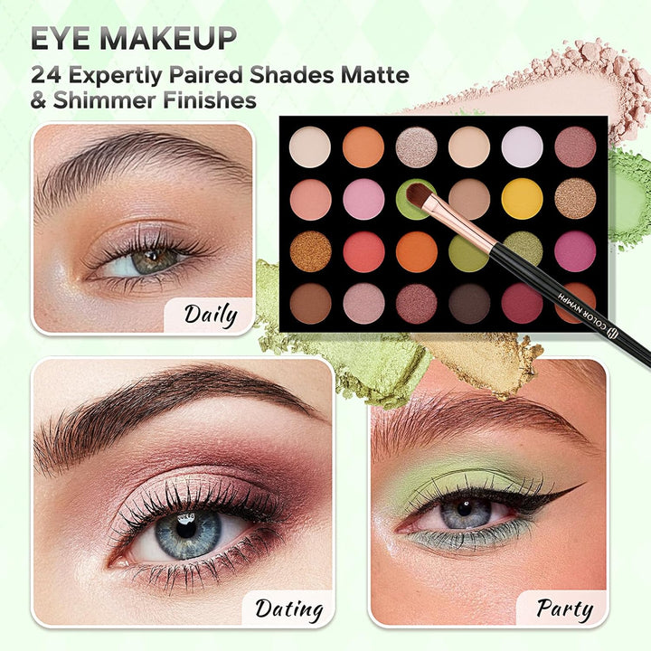 Color Nymph Kit de maquillaje para principiantes para adolescentes...