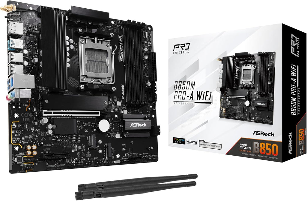 ASRock AMD B850 LiveMixer WiFi 7 Socket AM5 Ryzen 9000/8000/7000 Series, ATX, Mezclador en vivo