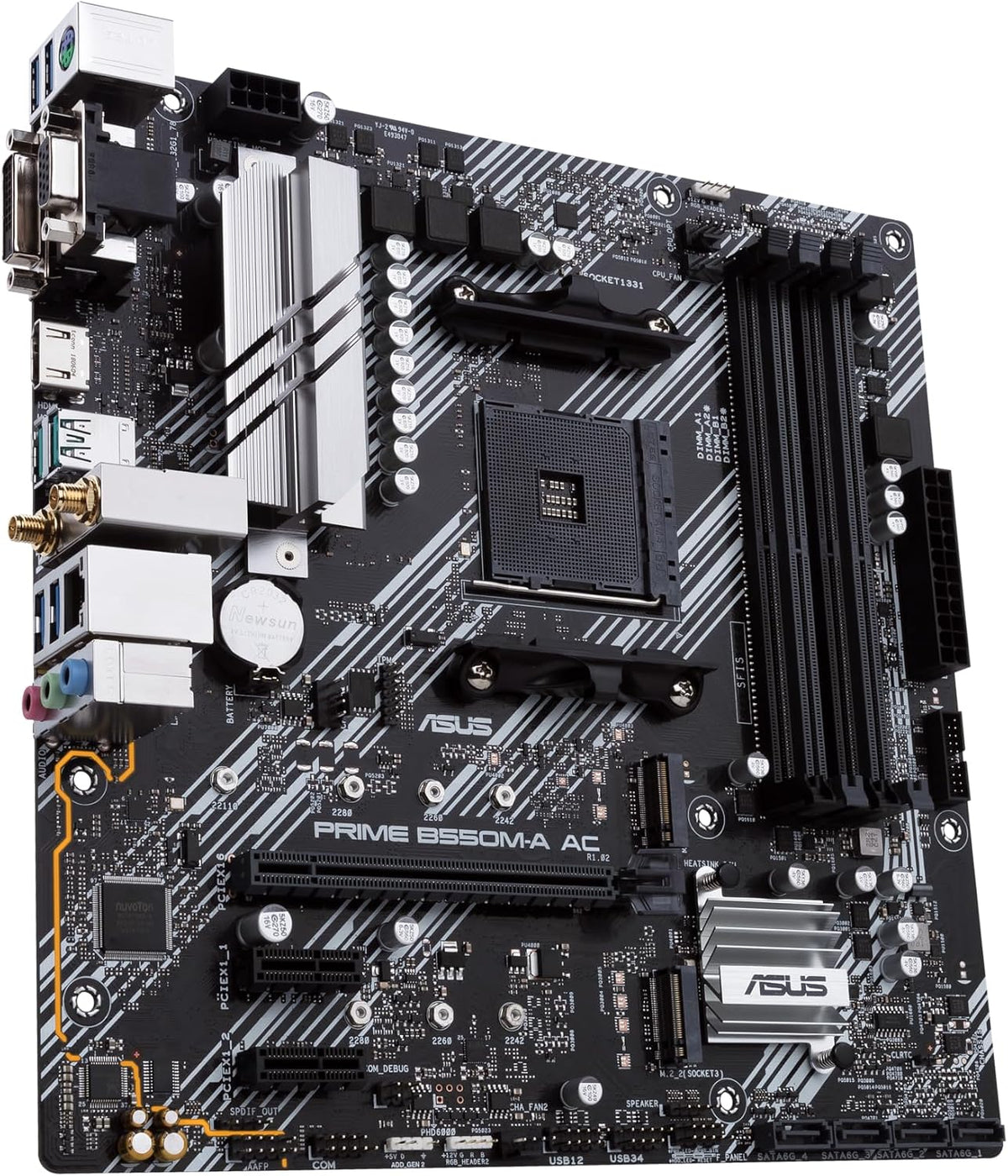 ASUS Prime B550M-A AC AMD AM4 (3ª generación Ryzen™) Placa base Mic...