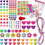 Kit de fabricación de pulseras de la amistad, juguetes para niñas de 8, 9, 10, 11 y 12 años, juego de actividades de viaje para niños, kit de bricolaje, kit de manualidades para hacer pulseras con