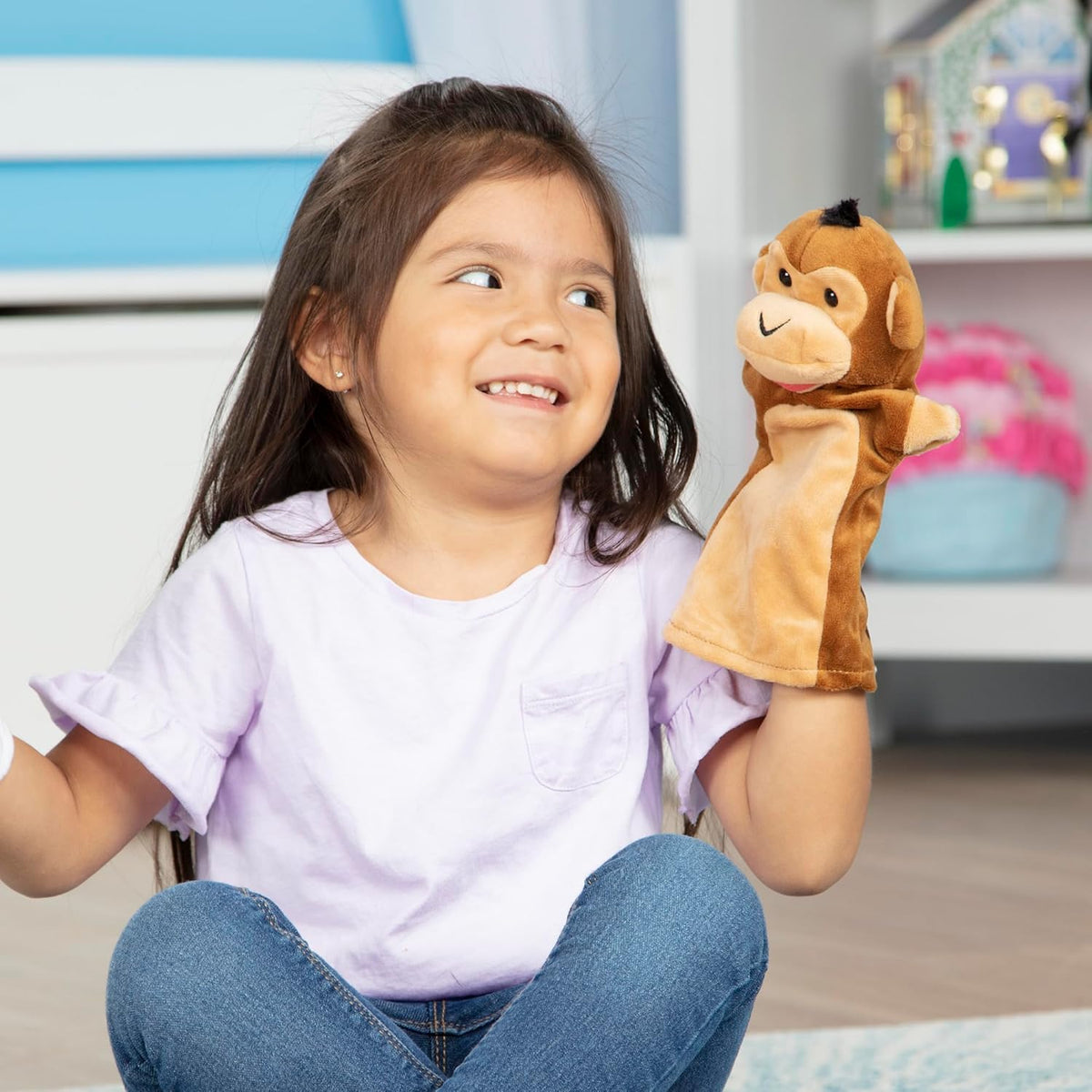 Melissa & Doug Safari Buddies - Marionetas de mano, juego de 6...