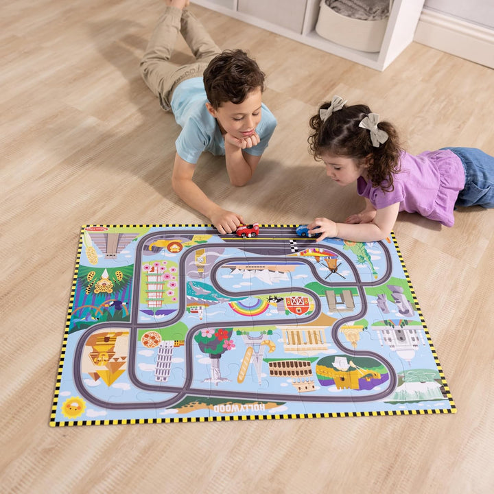 Melissa Doug Race Around The World Tracks - Rompecabezas
