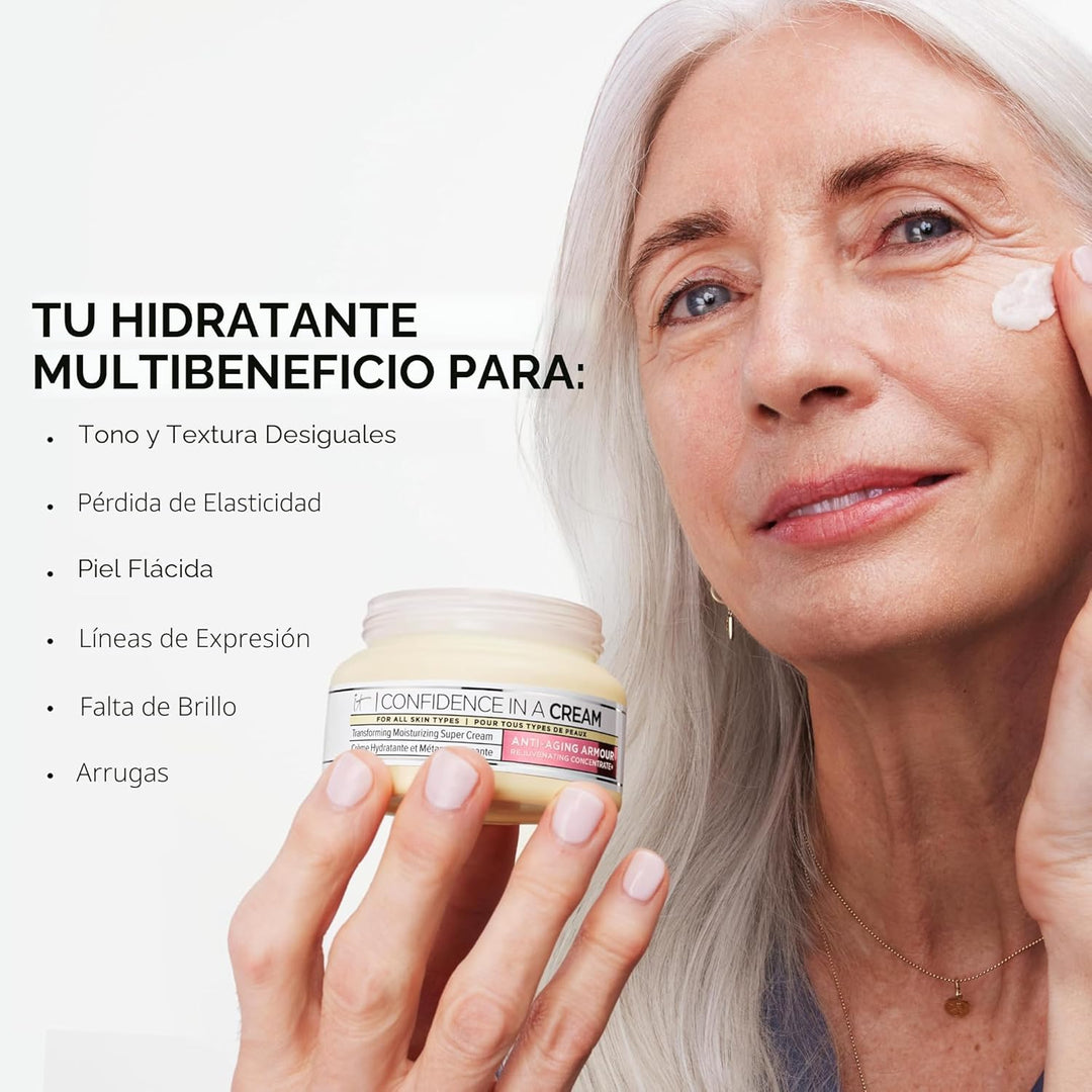 IT Cosmetics Confidence in a Cream - Hidratante y antienvejecimient...