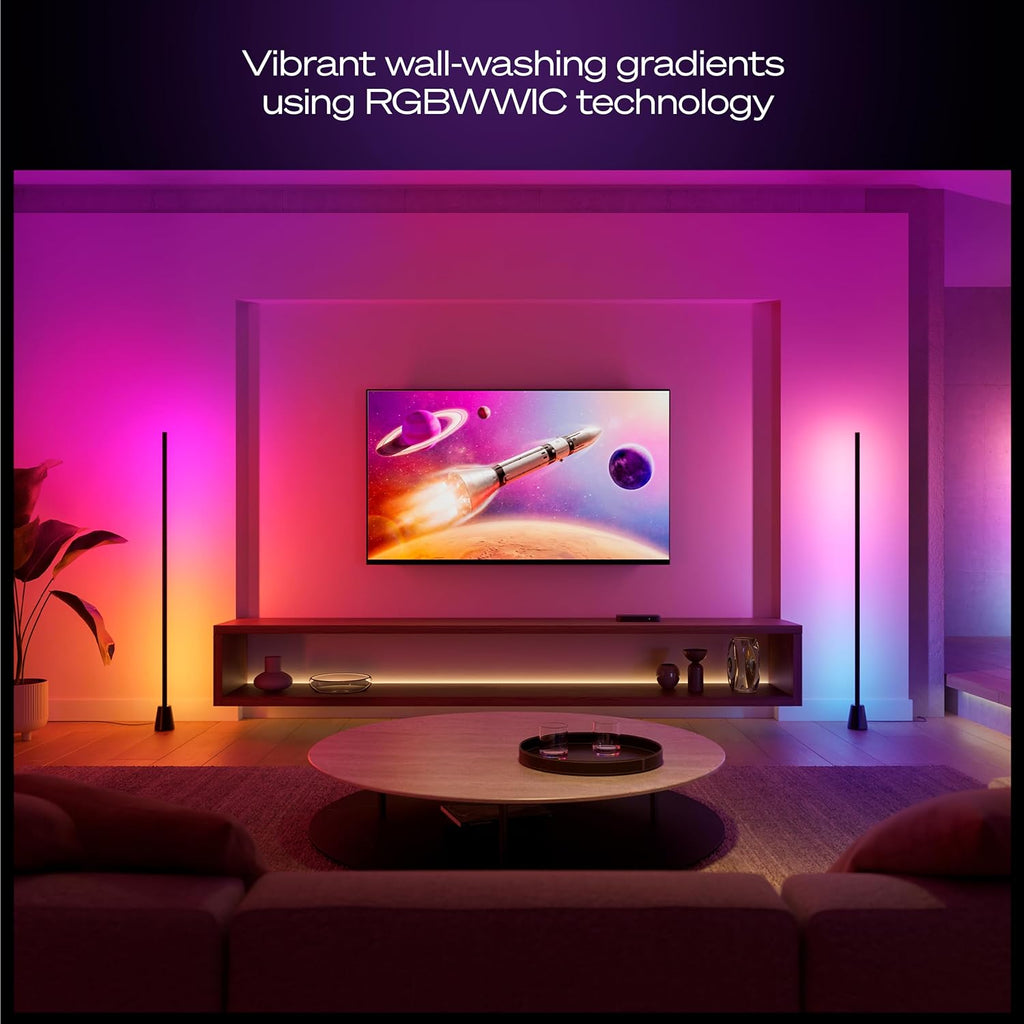 Lámpara Philips Hue Play - Lámpara de pie, LED RGBWWIC, 53 pulgadas, paquete de 1