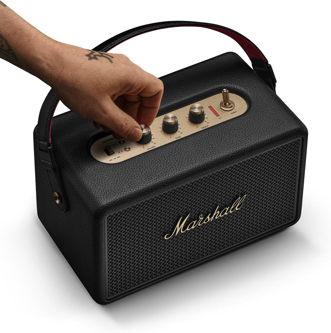Marshall Kilburn III Altavoz Bluetooth portátil - Negro y latón