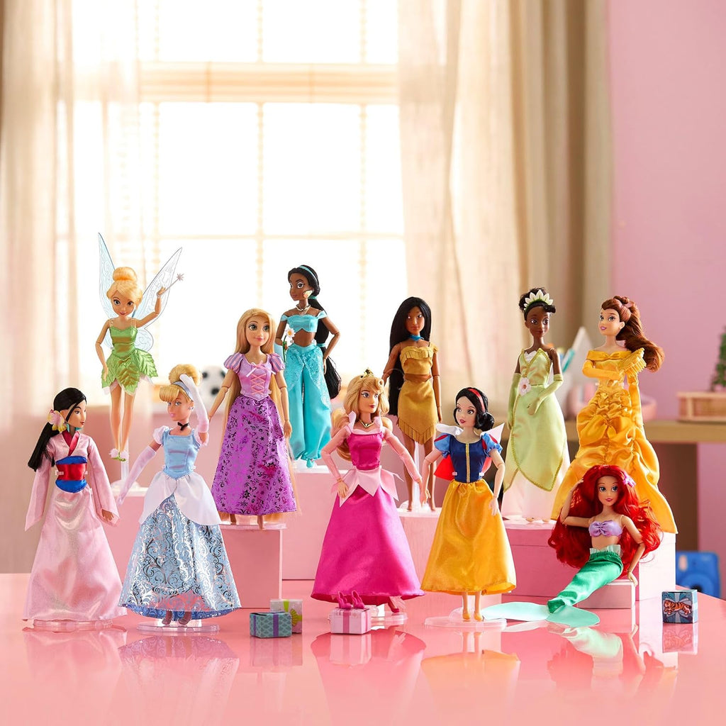 Disney Store Conjunto de Regalo Oficial de Colección de Muñecas