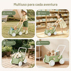 Andador de empuje para bebés con ruedas, juguete para bebés de 6